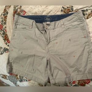 G.H. Bass & Co. Light khaki Patterned Women's Shorts